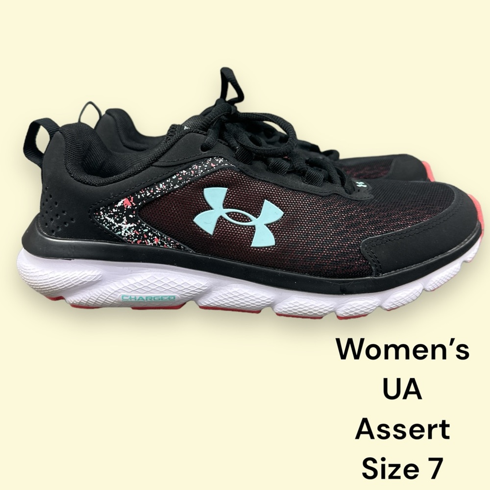 SOLD Under Armour Charged Assert Athletic Sneakers Size 7